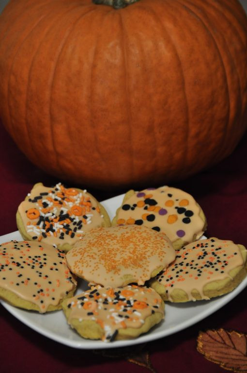 Halloween Cut Out Cookies
 Double Pumpkin Cut Out Cookies