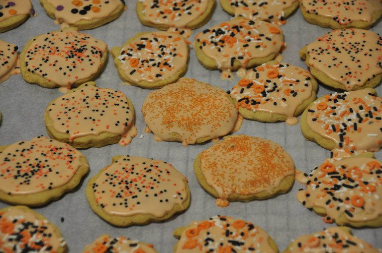 Halloween Cut Out Cookies
 Double Pumpkin Cut Out Cookies