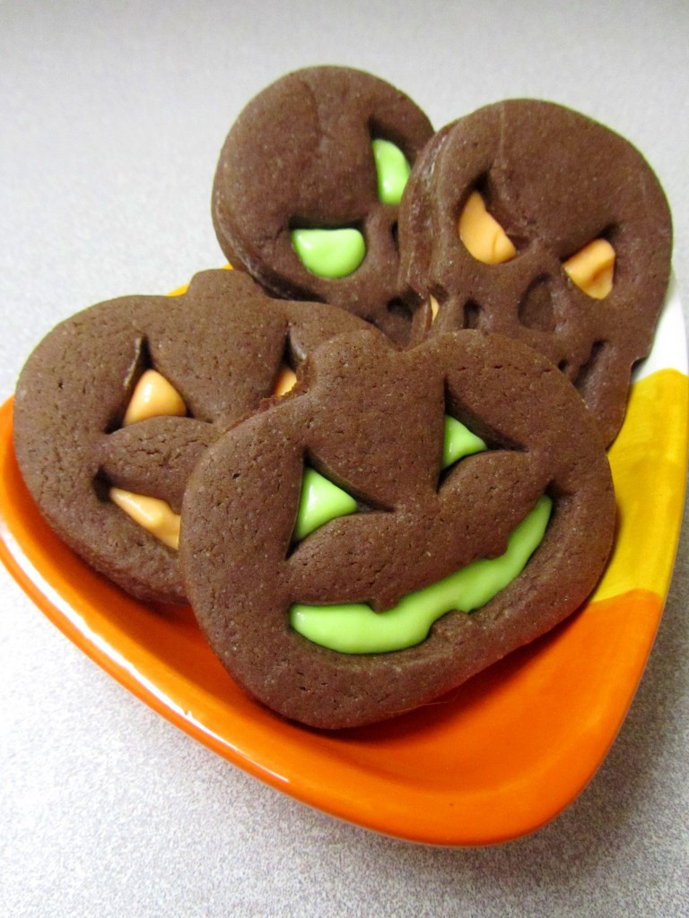 Halloween Cut Out Cookies
 Halloween Brownie Roll Out Cookie Sandwiches