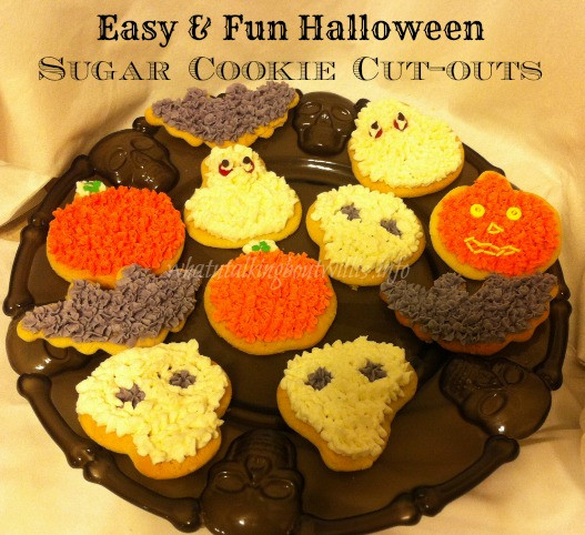 Halloween Cut Out Cookies
 Easy & Fun Halloween Sugar Cookie Cut outs