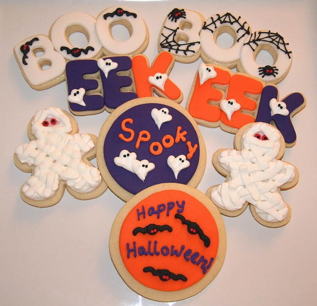 Halloween Cut Out Cookies
 436 best images about Halloween Confections on Pinterest