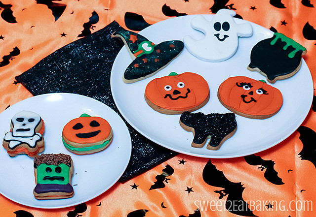 Halloween Decorated Sugar Cookies
 Halloween Decorated Sugar Cookies