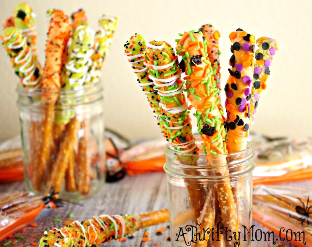 Halloween Desserts Ideas
 Gourmet Halloween Pretzel Rods