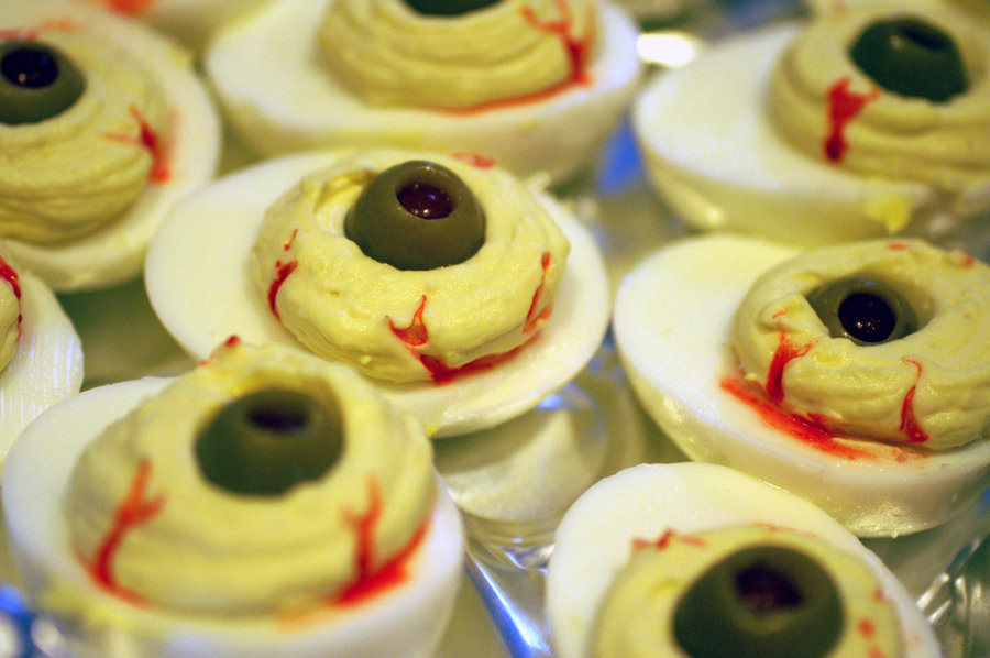 Halloween Deviled Eggs Eyeballs
 Not So Fresh Plucked Eyeballs by LadyRSanti on DeviantArt