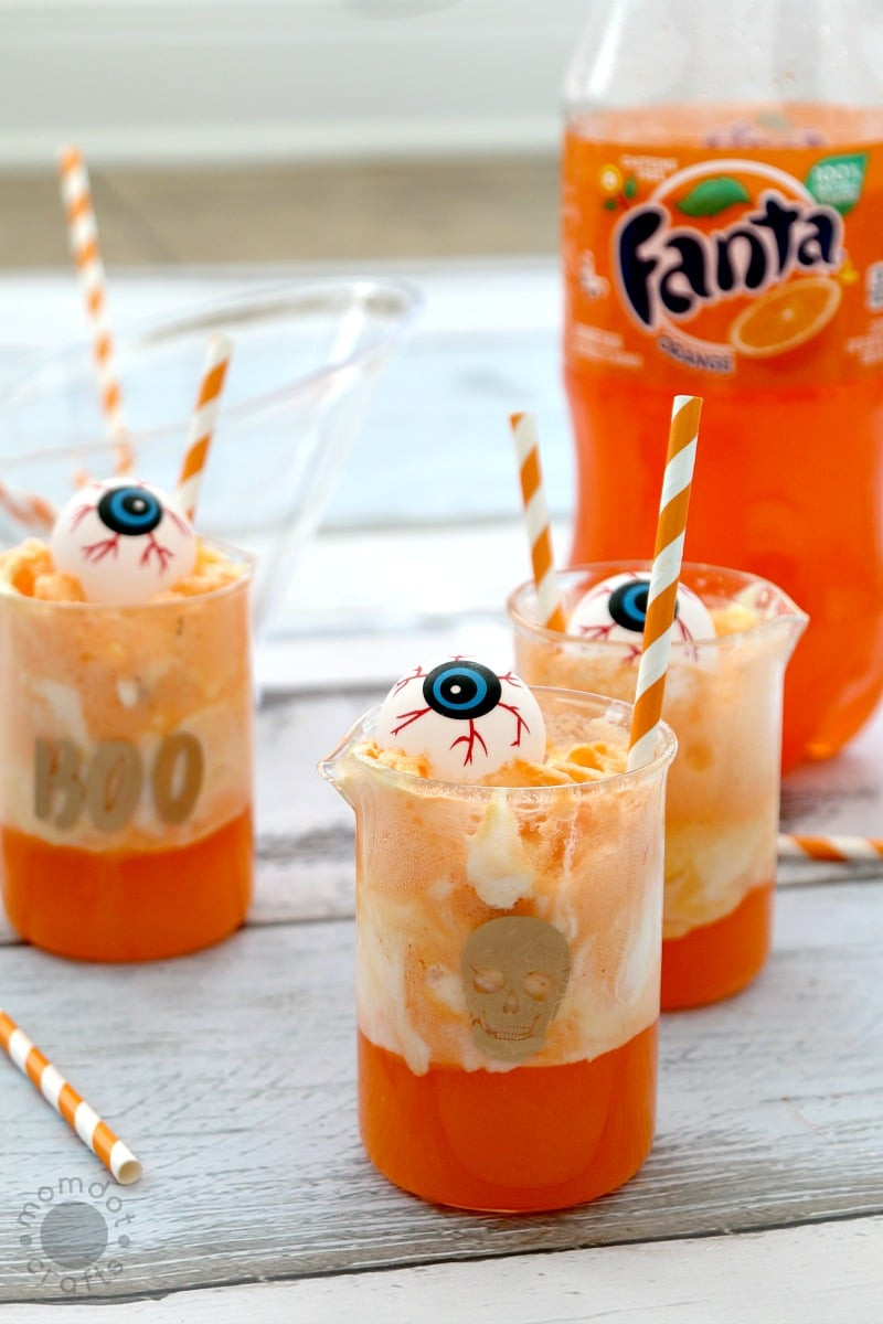 Halloween Drinks Non Alcoholic
 Eyeball Punch Orange Creamsicle Non Alcholic Party Drink