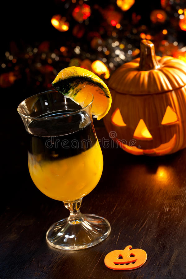 Halloween Drinks With Vodka
 Halloween Drinks Rotten Pumpkin Cocktail Stock