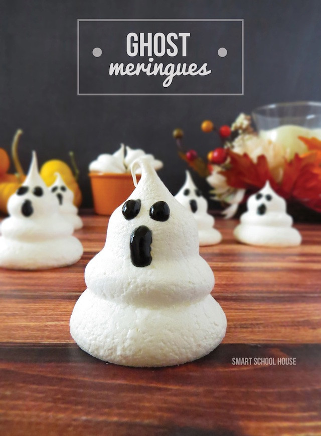 Halloween Ghost Cookies
 Ghost Meringues