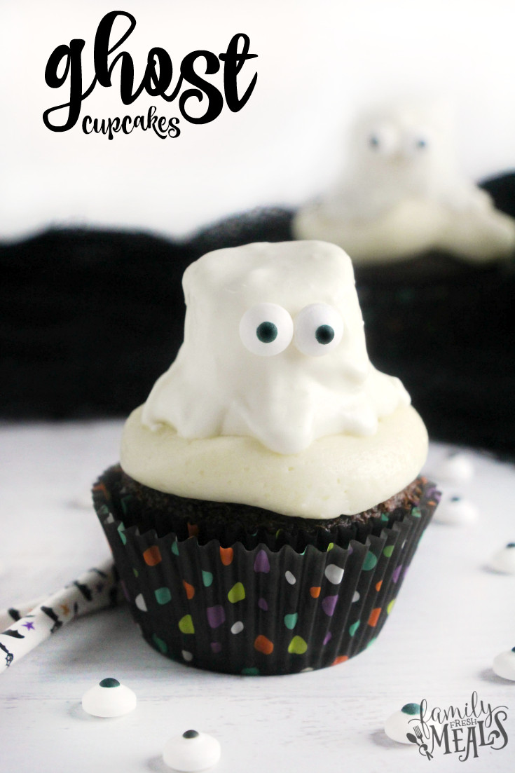 Halloween Ghost Cupcakes
 Halloween Ghost Cupcakes Family Fresh Meals