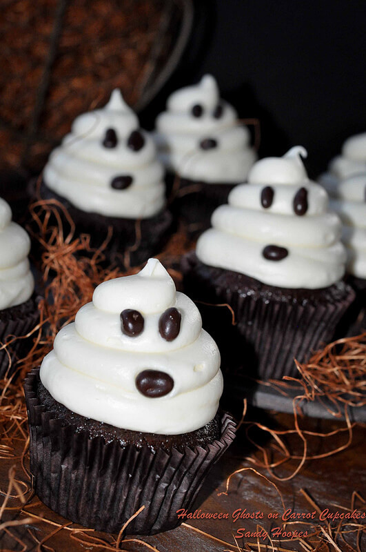 Halloween Ghost Cupcakes
 I E S Muro Bilingual Blog Halloween Tasting