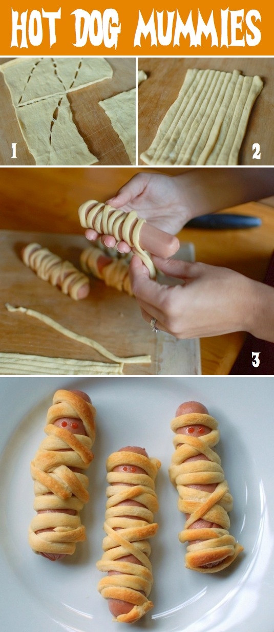 Halloween Hot Dogs Mummy
 Hot Dog Mummies s and for