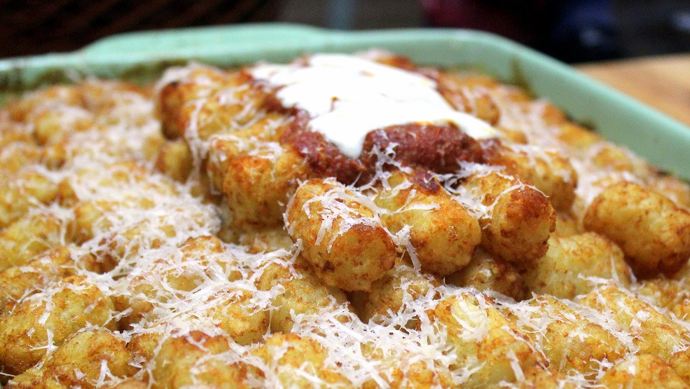 Halloween Main Dishes For Potluck
 52 Ways to Cook Tater Tot Chicken Parmesan PLUS Casserole
