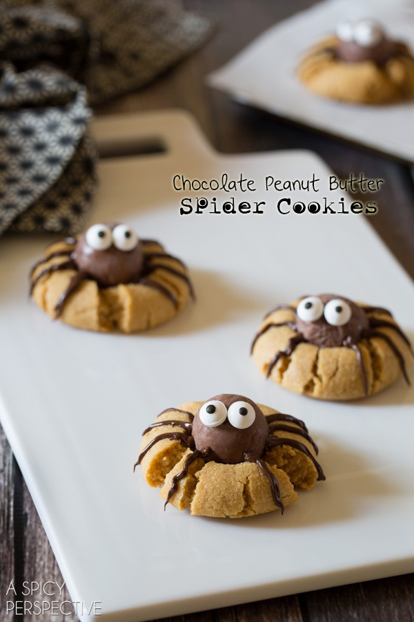 Halloween Peanut Butter Cookies
 8 Spooky Spider Halloween Ideas
