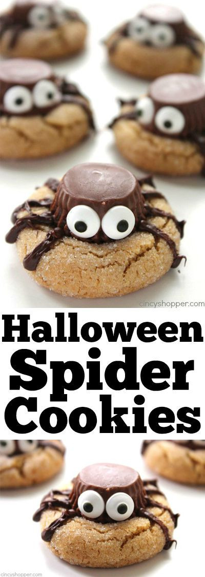 Halloween Peanut Butter Cookies
 Halloween Spider Cookies Recipe