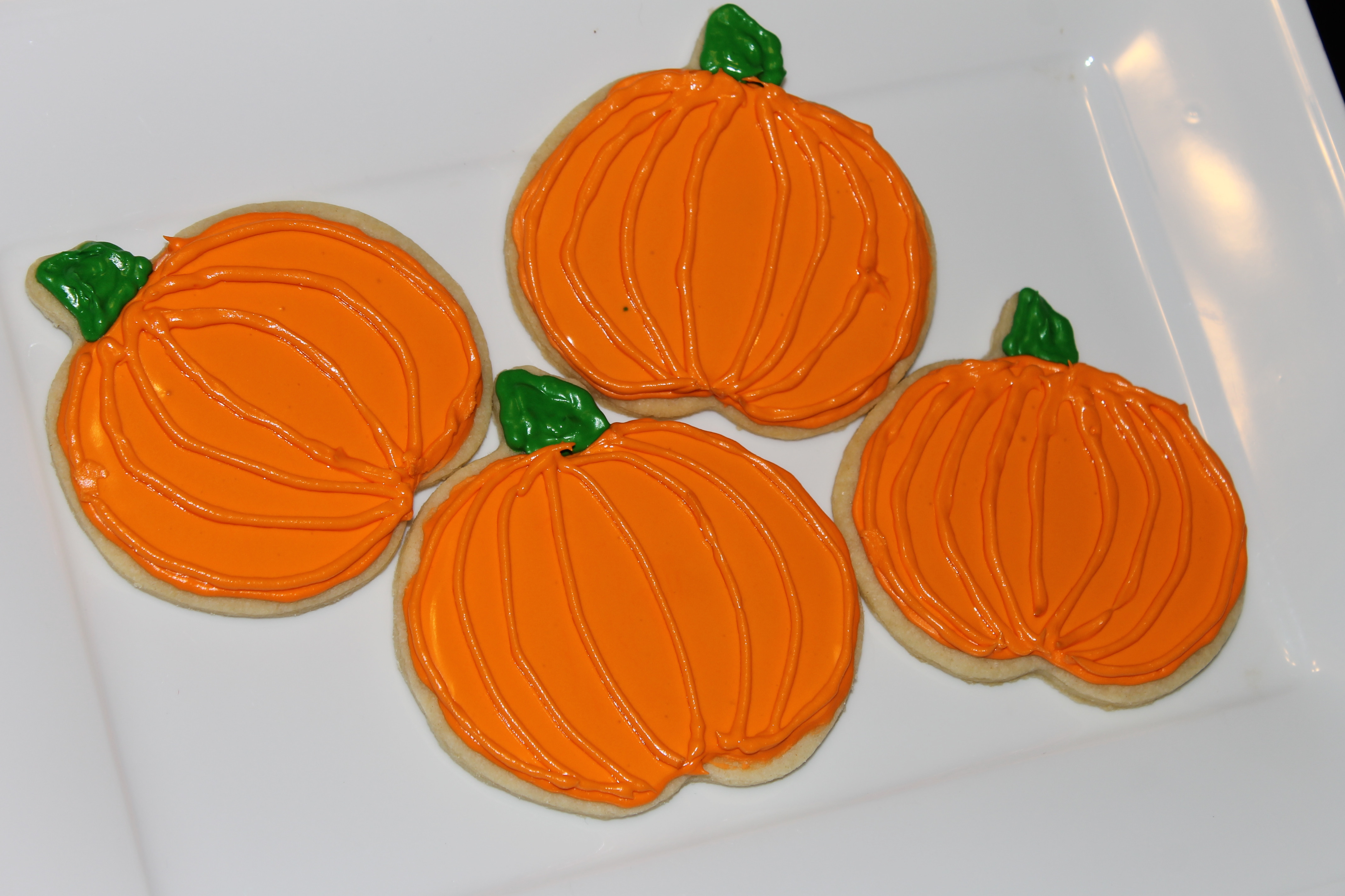Halloween Pumpkin Cookies
 Pumpkin Sugar Cookies…Happy Halloween