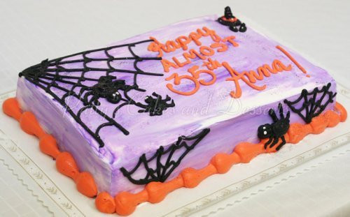 Halloween Sheet Cake
 Halloween Themed Birthday Cakes