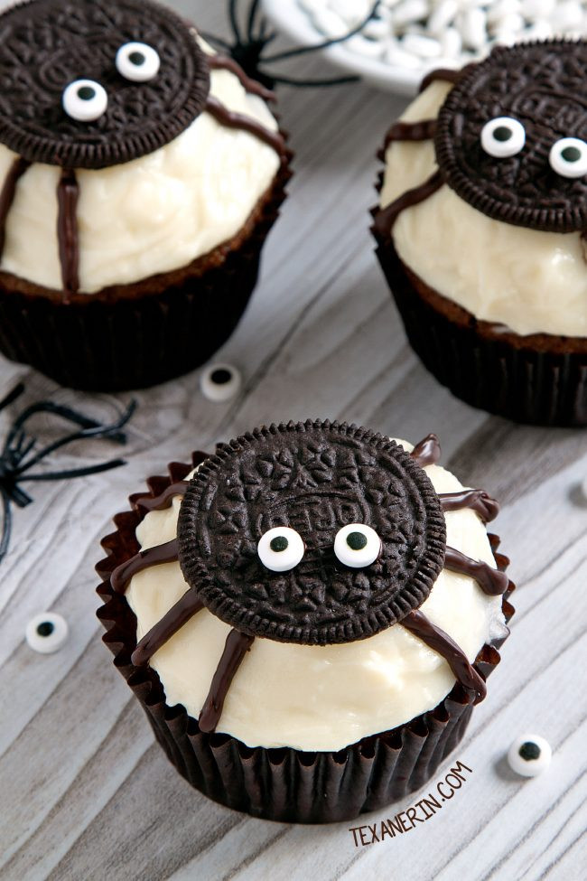 Halloween Spider Cupcakes
 Spider Cupcakes for Halloween gluten free grain free