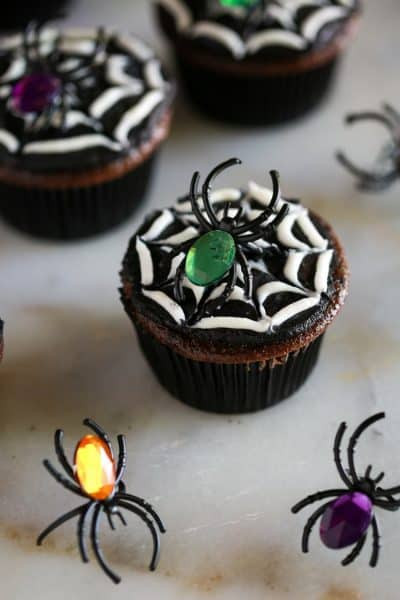 Halloween Spider Cupcakes
 Homemade Family Friendly Recipes Meal Plans and More