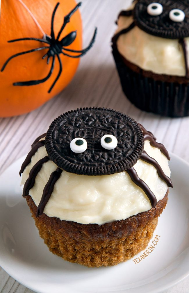 Halloween Spider Cupcakes
 Spider Cupcakes for Halloween gluten free grain free