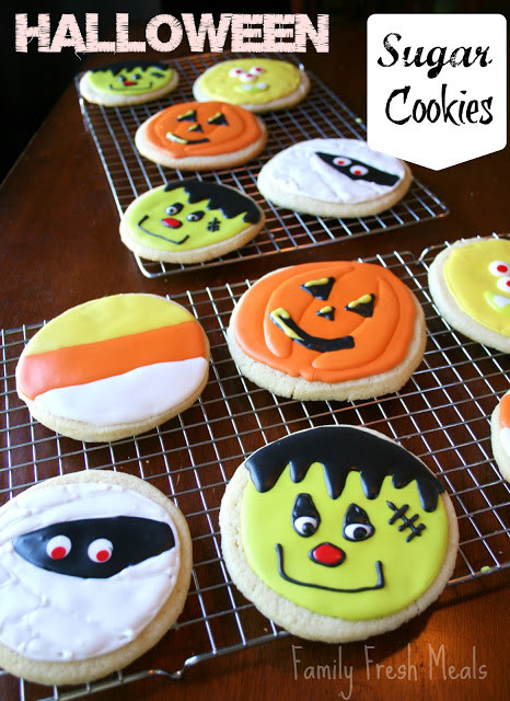 Halloween Sugar Cookies Recipes
 Soft Sugar Cookie Recipe Halloween Style Family Fresh Meals
