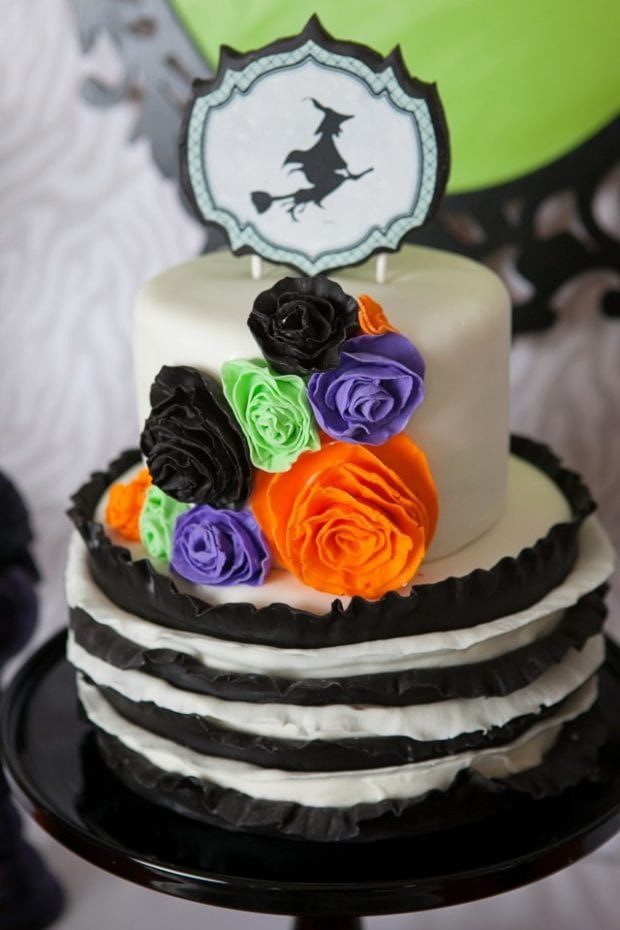 Halloween Theme Cakes
 A Wickedly Sweet Witch Inspired Halloween Party