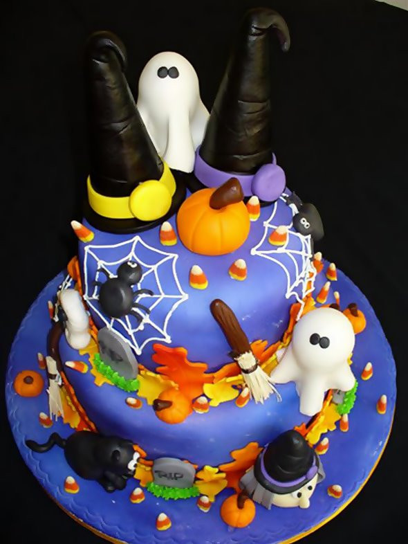 Halloween Theme Cakes
 Birthday Cakes Halloween Birthday Cakes