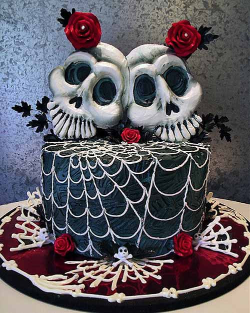Halloween Wedding Cakes
 Halloween Cake Designs