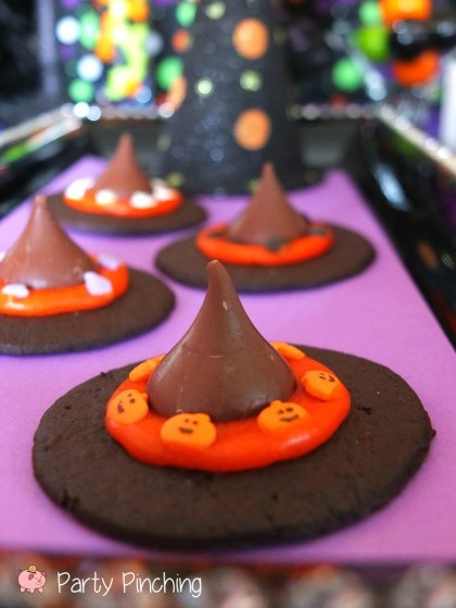 Halloween Witch Hat Cookies
 Witch Hat Cookies Party Pinching