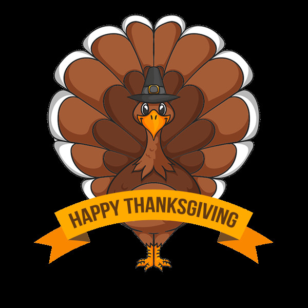 Happy Thanksgiving Turkey
 Thanksgiving Clip Art