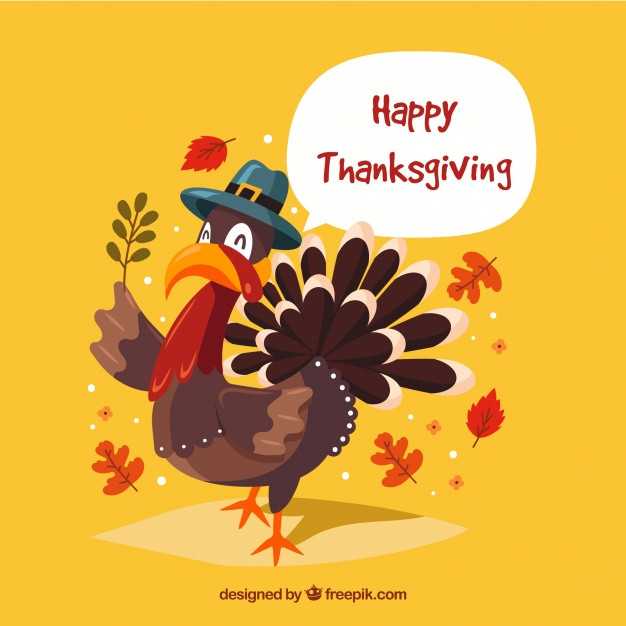 Happy Thanksgiving Turkey
 Happy thanksgiving turkey background Vector