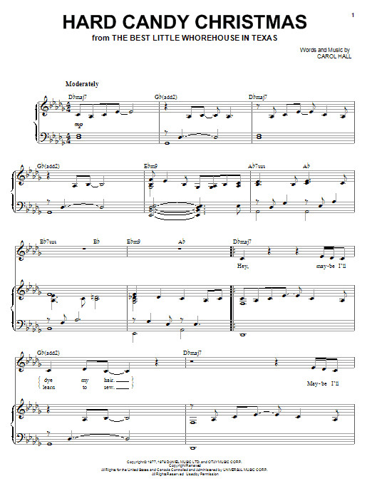 Hard Candy Christmas Lyrics
 Dolly Parton Hard Candy Christmas Piano & Vocal