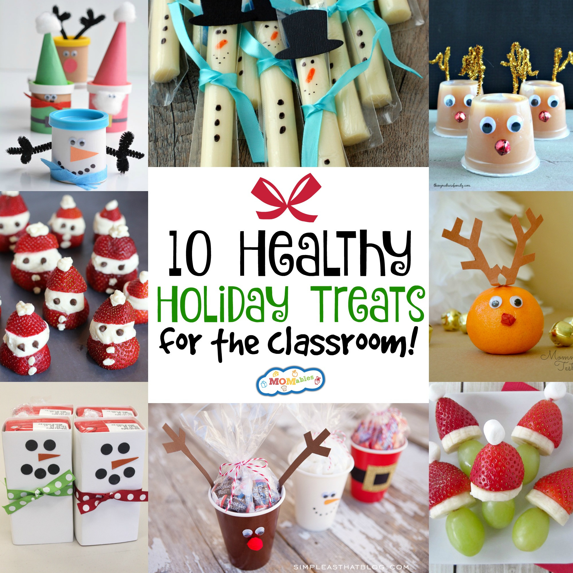 Healthy Christmas Snacks For School Parties
 10 Healthy Holiday Treats for the Classroom MOMables