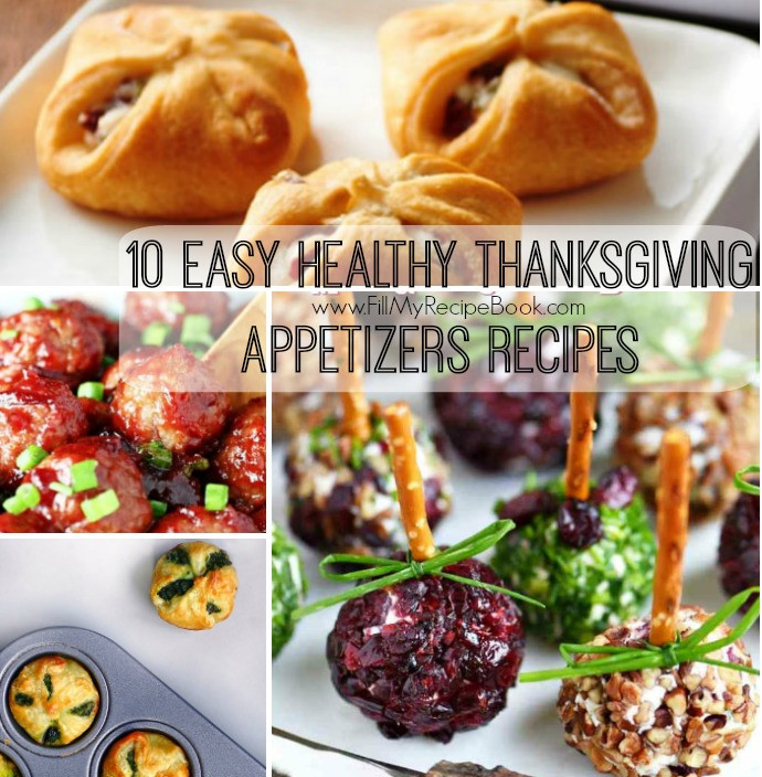 Healthy Thanksgiving Appetizers Easy
 10 Easy Healthy Thanksgiving Appetizers Recipes Fill My