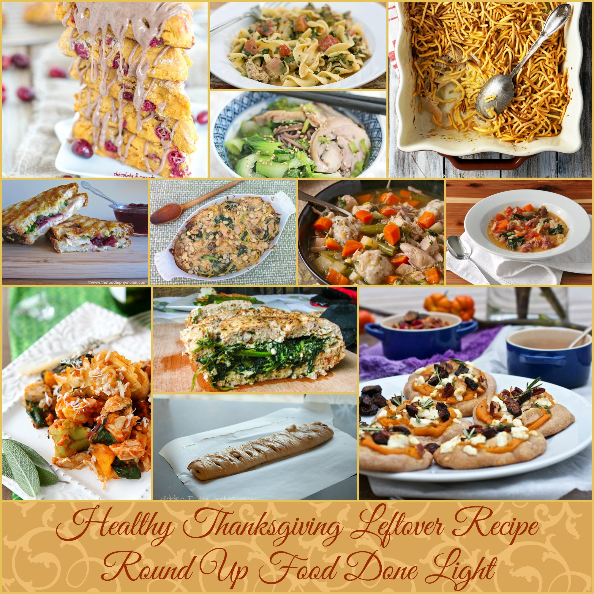 Healthy Thanksgiving Meals
 Healthy Thanksgiving Leftover Recipe Round Up