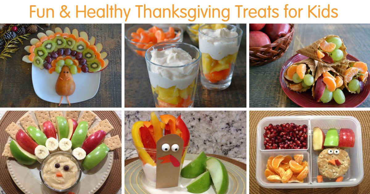 Healthy Thanksgiving Treats
 Fun & Healthy Thanksgiving Treats for Kids FB