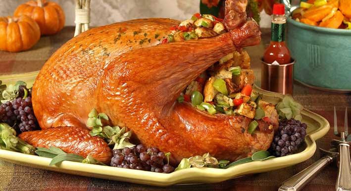 Heb Thanksgiving Dinner
 The traditional Christmas dish remains stuffed turkey but