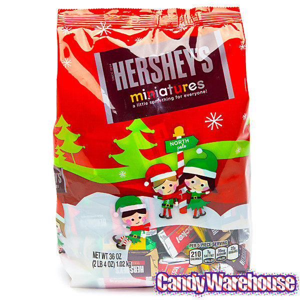 Hershey Christmas Candy
 Christmas Hershey s Miniatures Assortment 100 Piece Bag