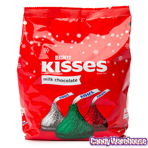 Hershey Christmas Candy
 Hershey s Kisses Christmas Foiled Milk Chocolate Candy