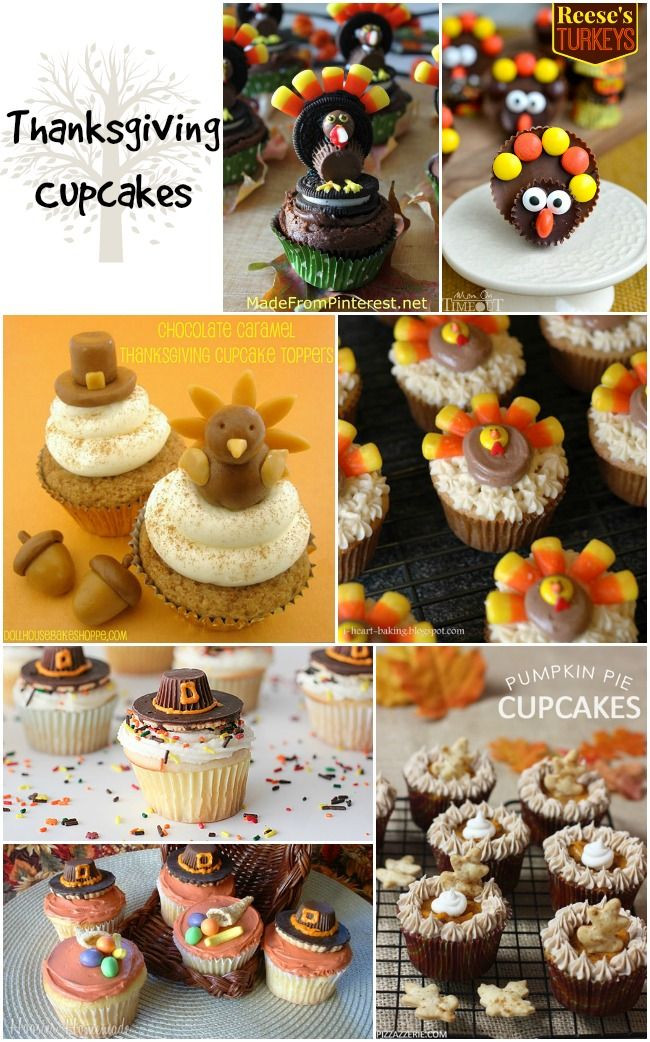 Holiday Desserts For Thanksgiving
 25 best ideas about Thanksgiving Cupcakes on Pinterest