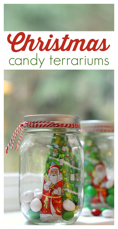 Homemade Christmas Candy Gifts
 Handmade Christmas Gifts Candy Terrariums No Time For
