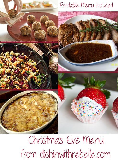 Ideas For Christmas Eve Dinner
 17 Best ideas about Christmas Eve Dinner on Pinterest
