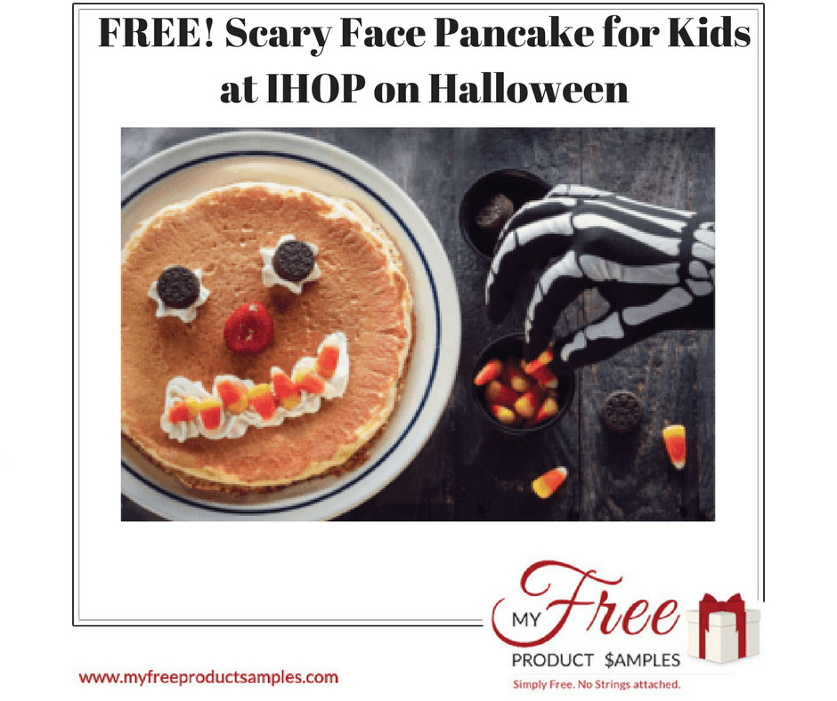 Ihop Free Pancakes Halloween
 FREE Scary Face Pancake for Kids at IHOP on Halloween