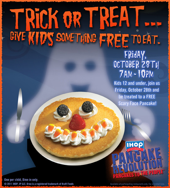 Ihop Halloween Free Pancakes 2019
 Kids Eat Free at IHOP on Friday Mamas on a Dime