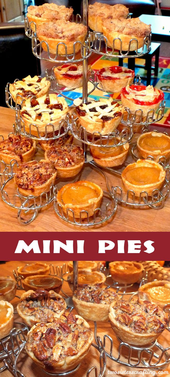 Individual Thanksgiving Desserts
 Best 25 Mini pies ideas on Pinterest