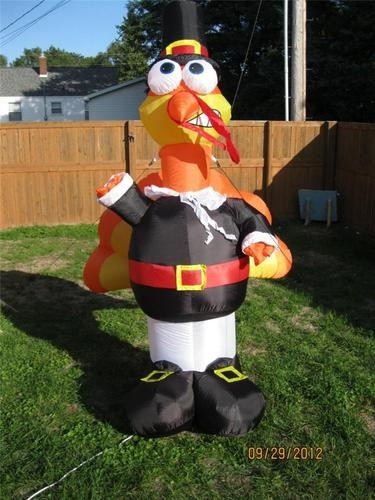 Inflatable Thanksgiving Turkey
 Airblown Inflatable Thanksgiving Turkey 8 Tall Yard