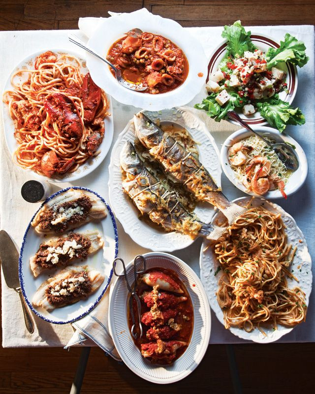 Italian Christmas Dinner
 Menu A Feast of the Seven Fishes for Christmas Eve