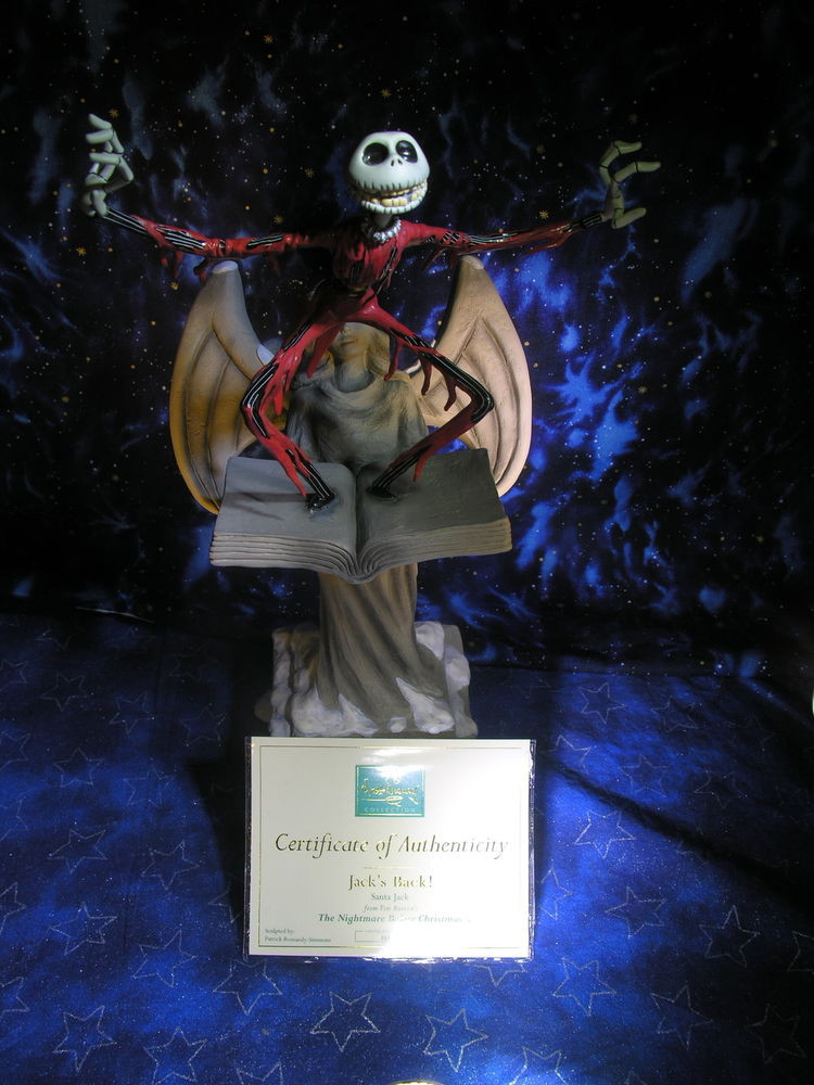 Jack'S Christmas Cookies
 WDCC Nightmare Before Christmas Santa Jack on Angel Statue