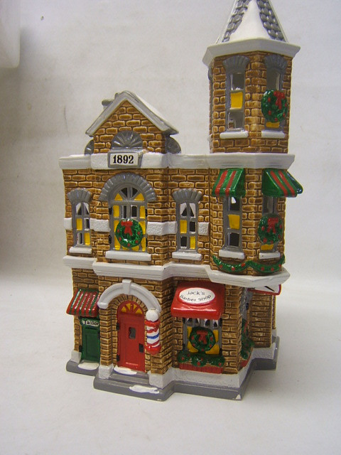 Jack'S Christmas Cookies
 Dept 56 Snow Village "Jack s Corner Barber Shop" 5406 2