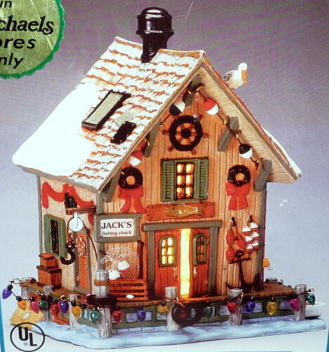 Jack'S Christmas Cookies
 LEMAX CHRISTMAS PLYMOUTH CORNERS "JACK S FISHING SHACK