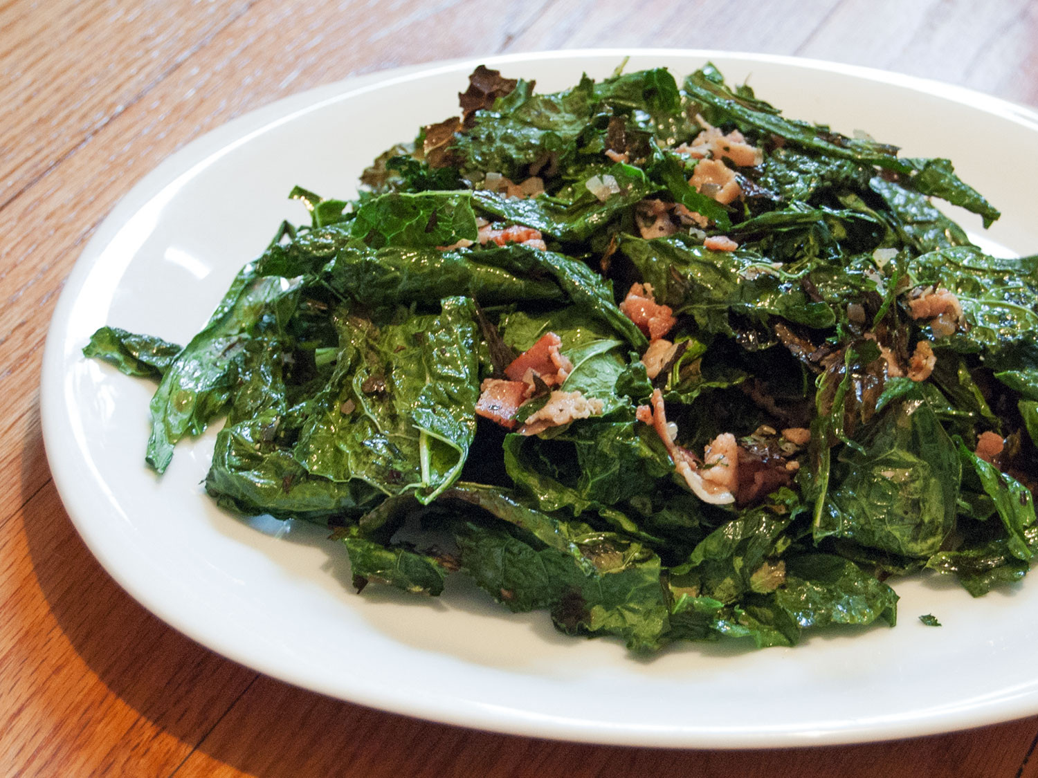 Kale Thanksgiving Recipes
 Grilled Kale Salad With Warm Bacon Vinaigrette Recipe