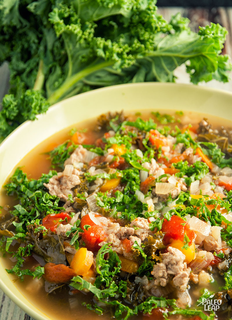 Kale Thanksgiving Recipes
 Turkey Kale and Cauliflower Soup